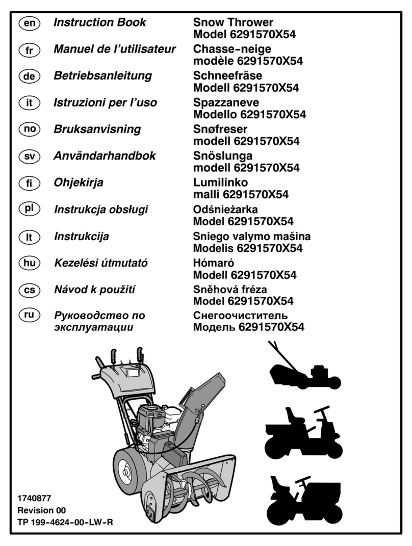 Murray 6291570X54 Instruction book