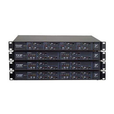YORKVILLE TX2P User manual