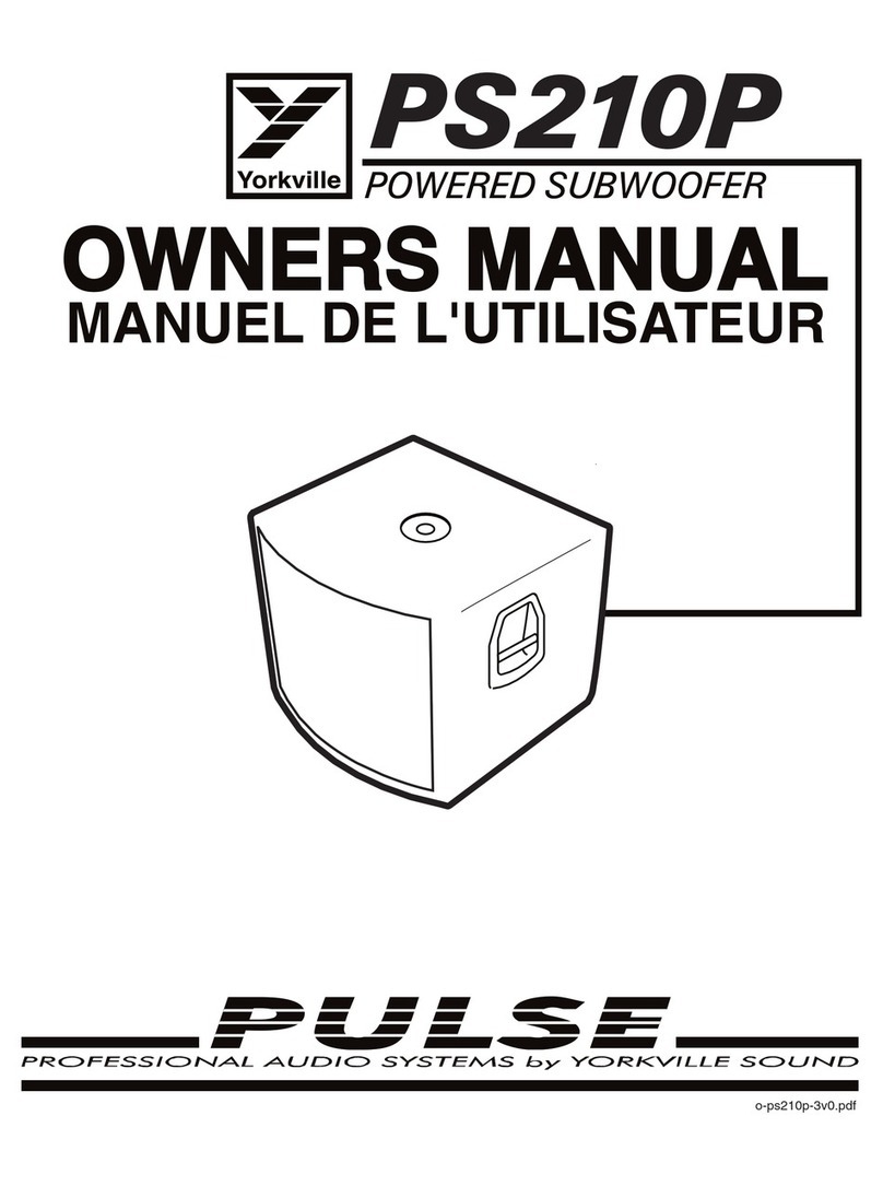 YORKVILLE PULSE PS210P manual