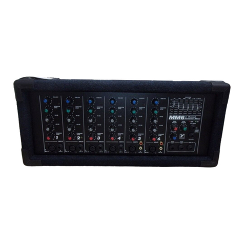 YORKVILLE MM-6 owner's manual