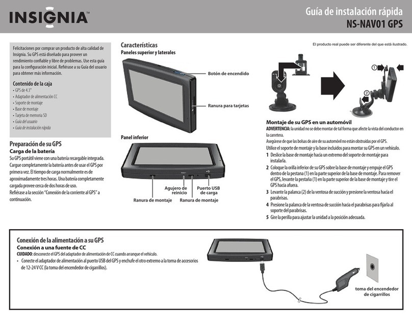 Insignia NS-NAV01 Guía De Instalación Rápida