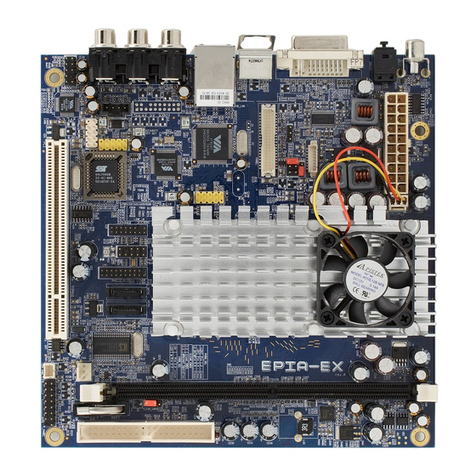 VIA Technologies EPIA-EX15000G - VIA Motherboard - Mini ITX User manual