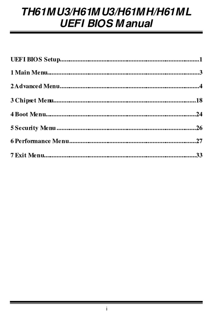 Biostar H61M U3 User manual Biostar H61M U3 User manual
