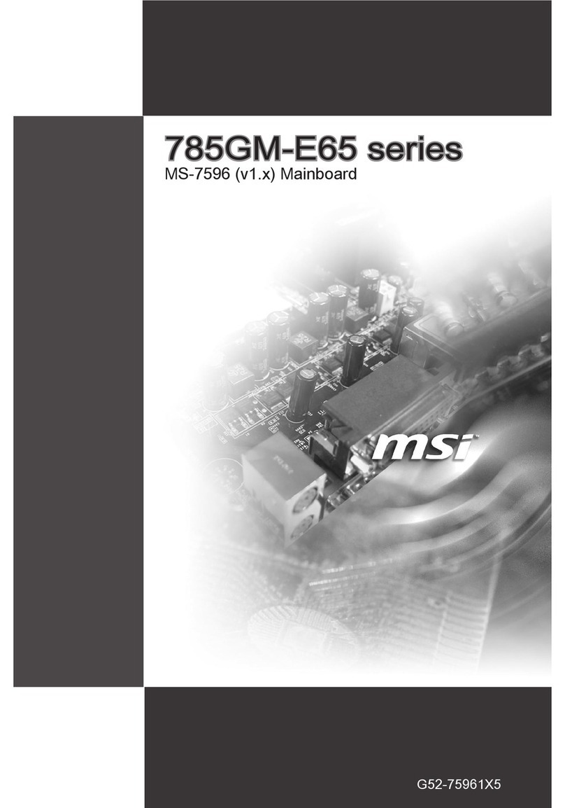 MSI 785GM User manual