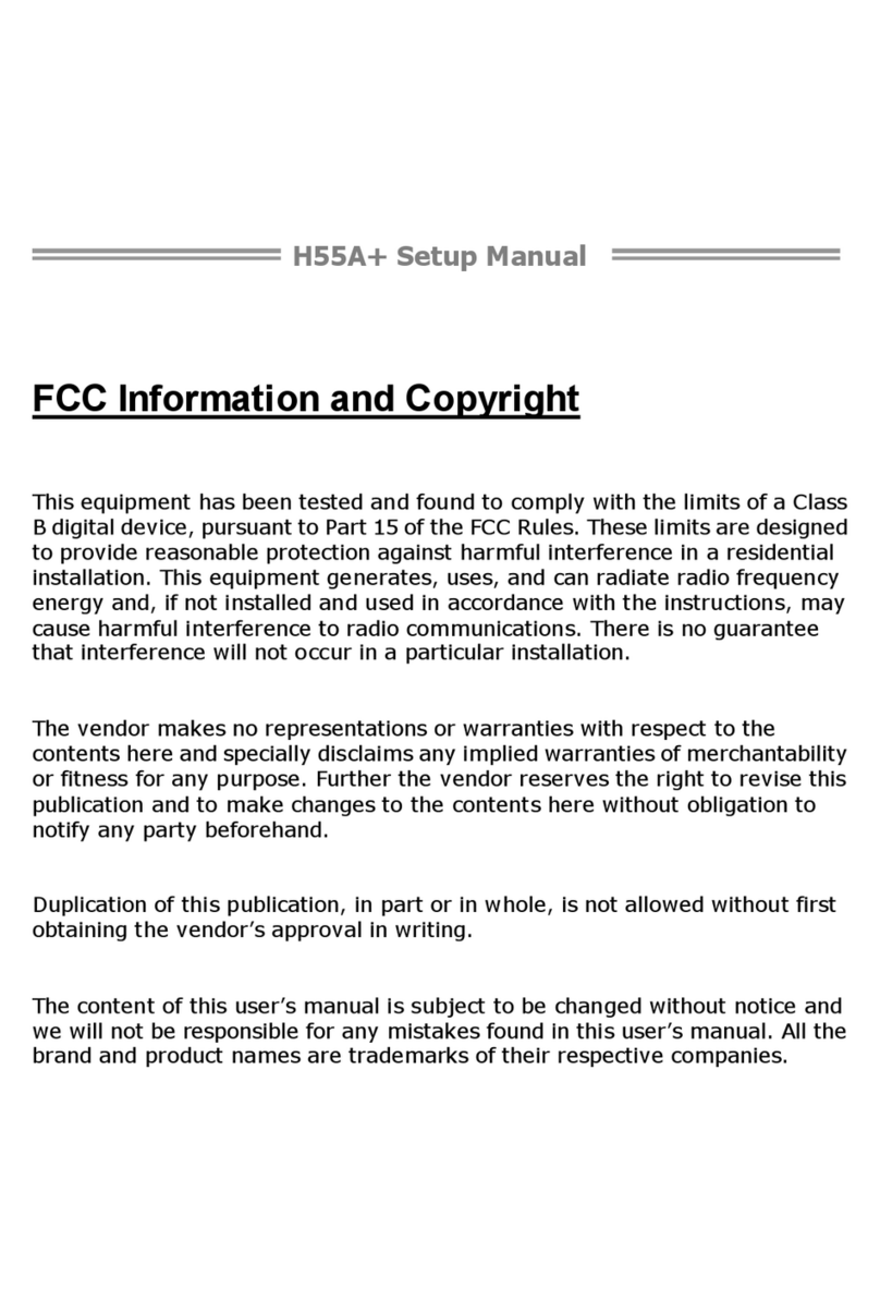 Biostar H55A Setup manual