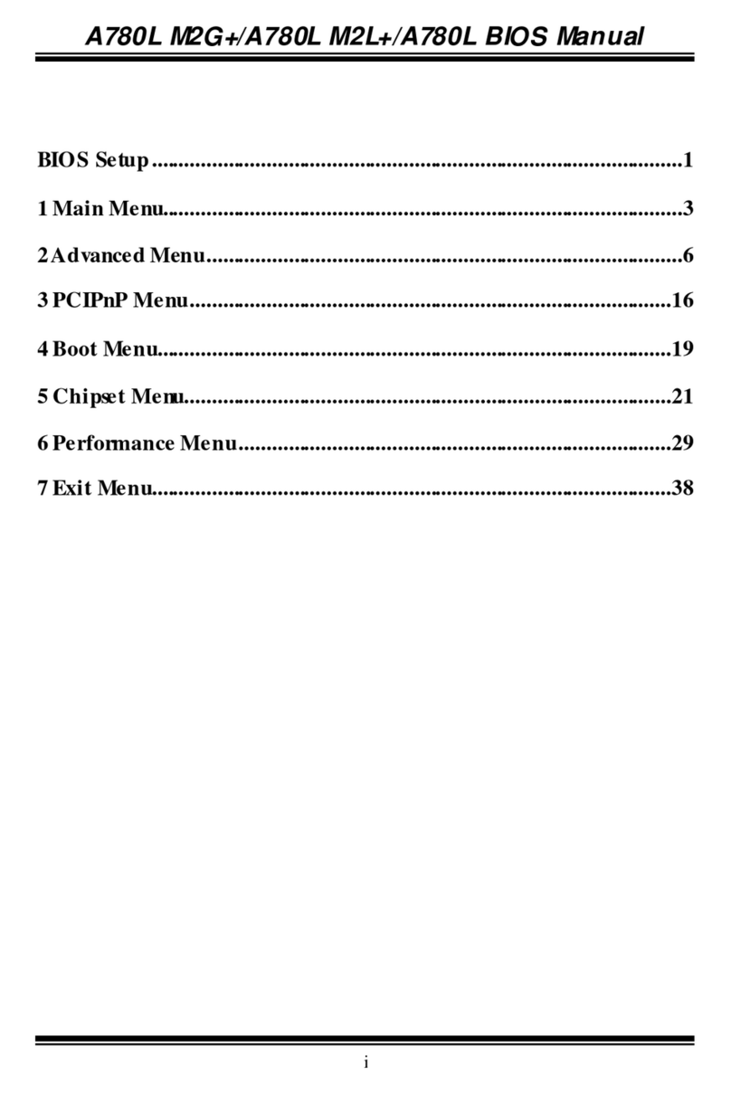 Biostar A780L Bios setup manual