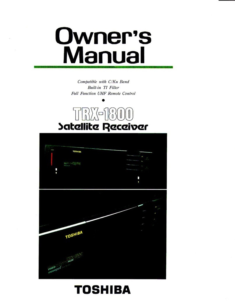 Toshiba TRX-1800 User manual