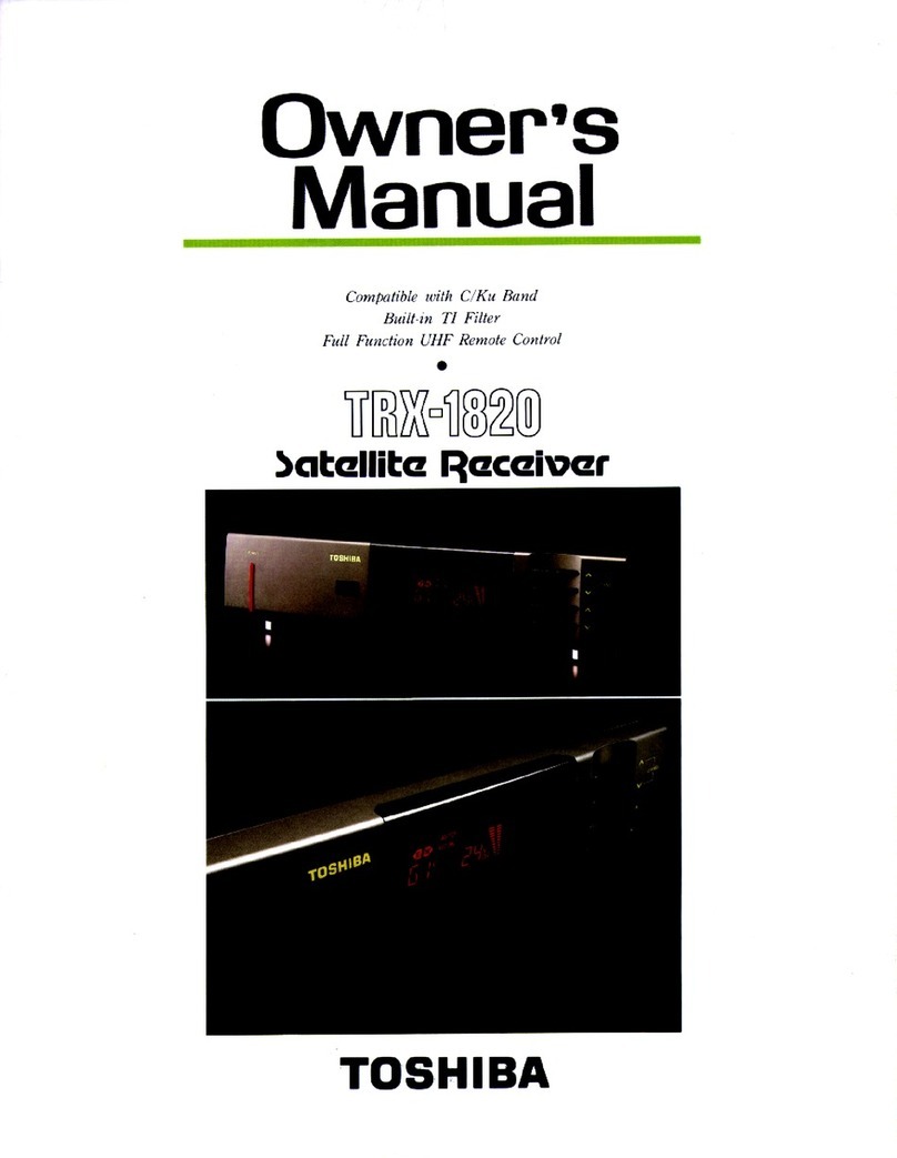 Toshiba TRX-1820 User manual