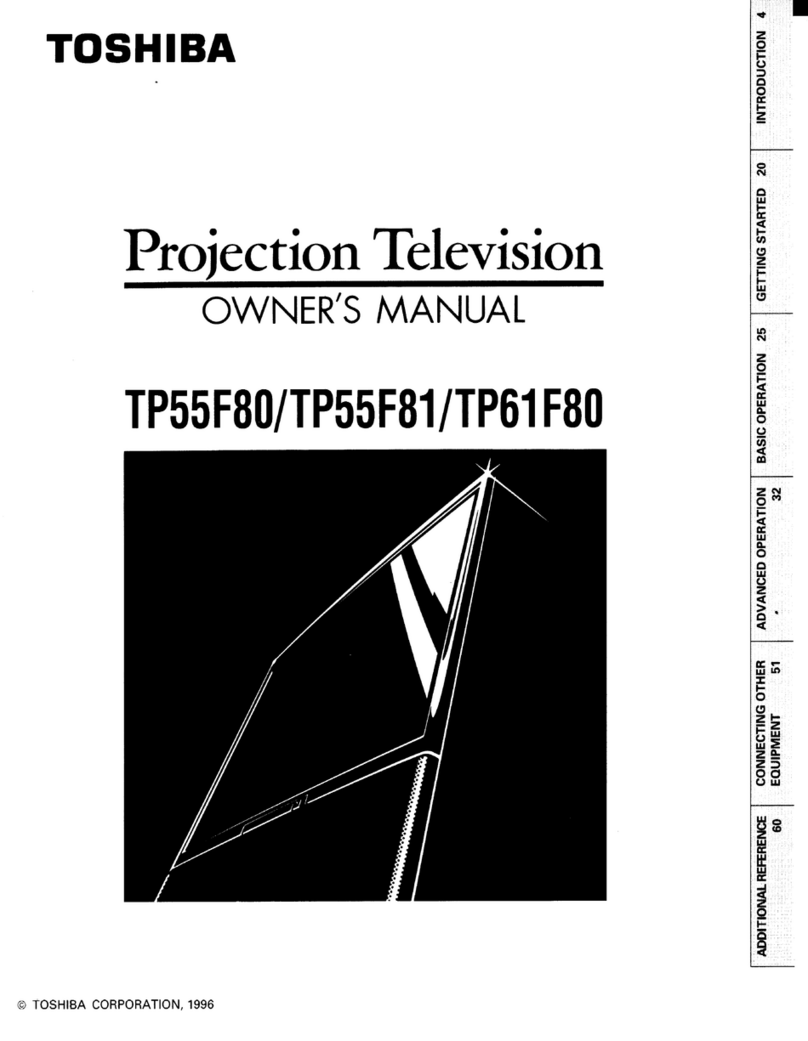 Toshiba TP55F80 owner's manual
