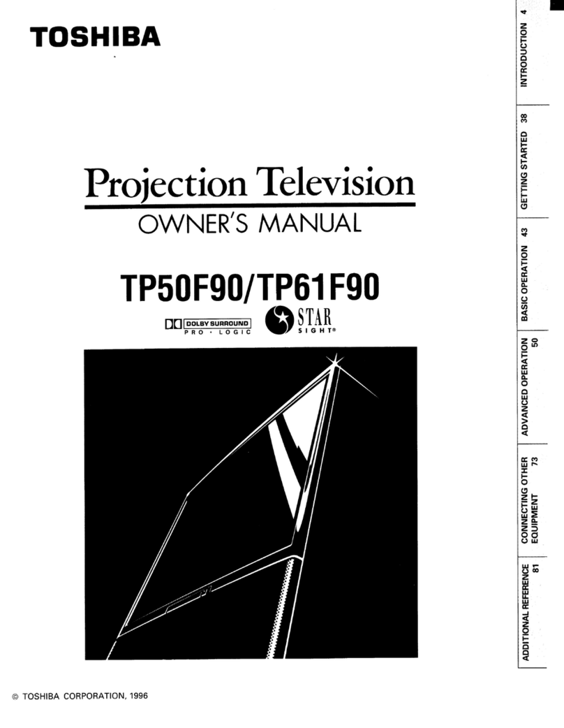 Toshiba TP50F90 User manual