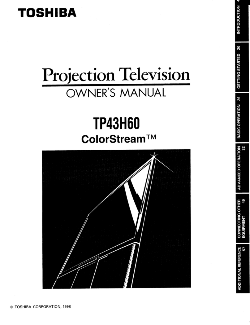 Toshiba ColorStream TP43H60 User manual