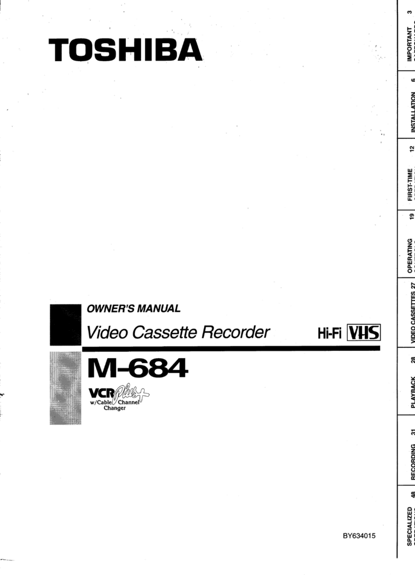 Toshiba M-684 User manual