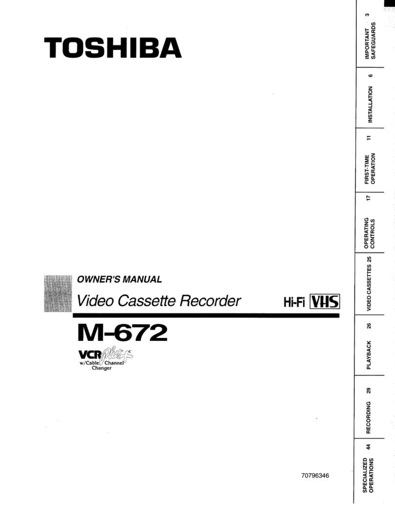 Toshiba M-672 User manual