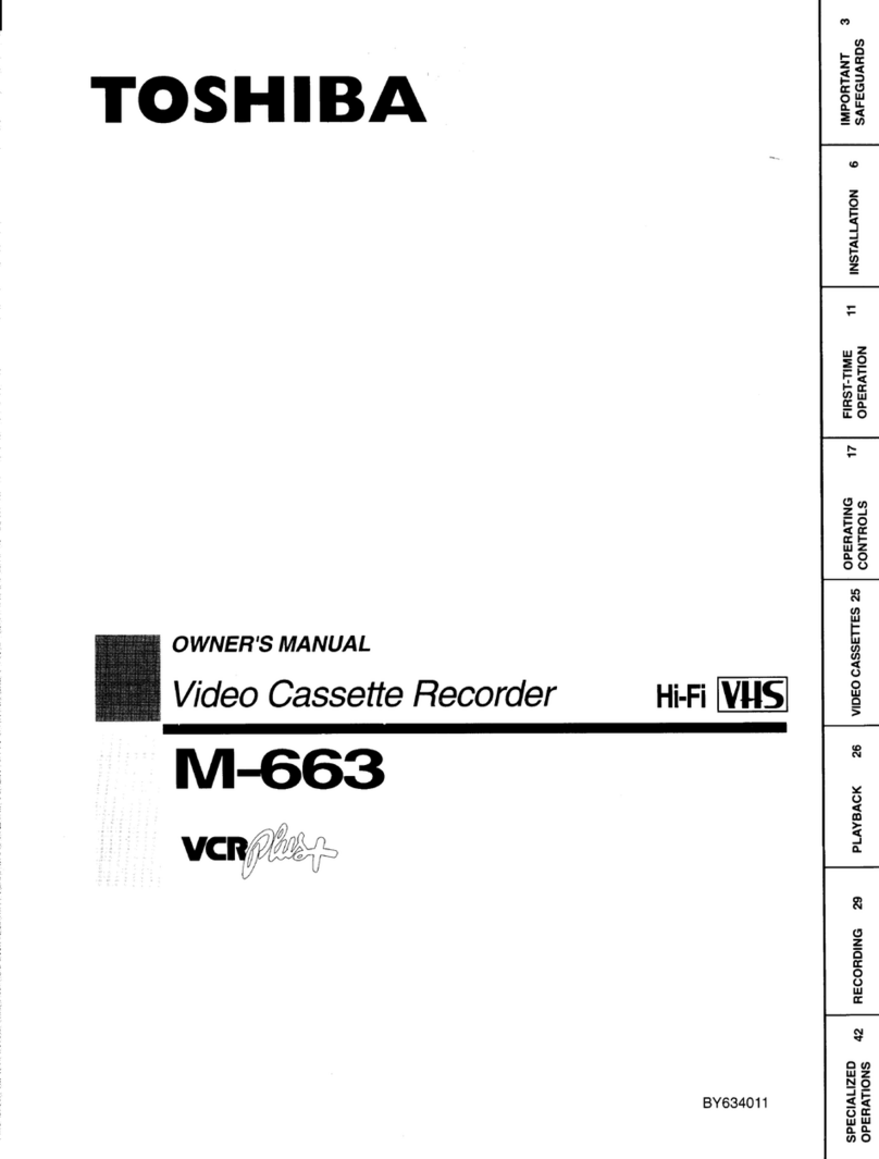 Toshiba M-663 User manual