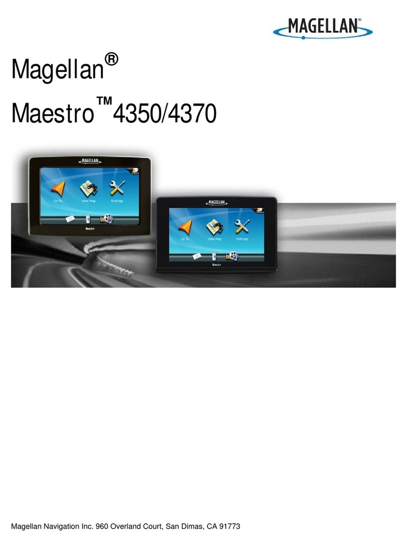 Magellan Maestro 4350 - Automotive GPS Receiver User guide