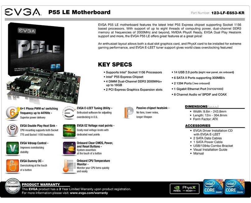 EVGA P55 LE specification