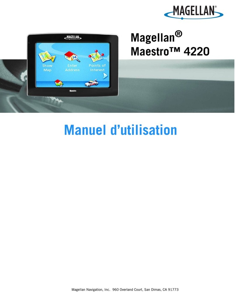 Magellan Maestro 4220 - Automotive GPS Receiver user manual