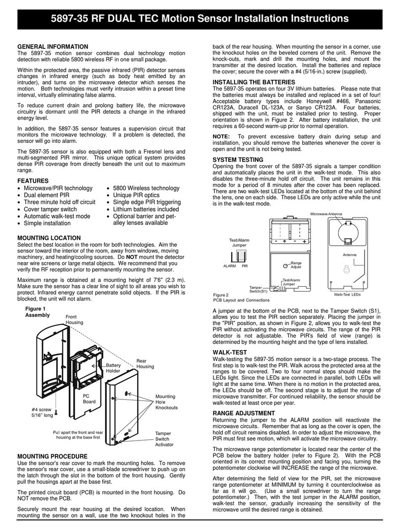 Honeywell 5897-35 User manual Honeywell 5897-35 User manual