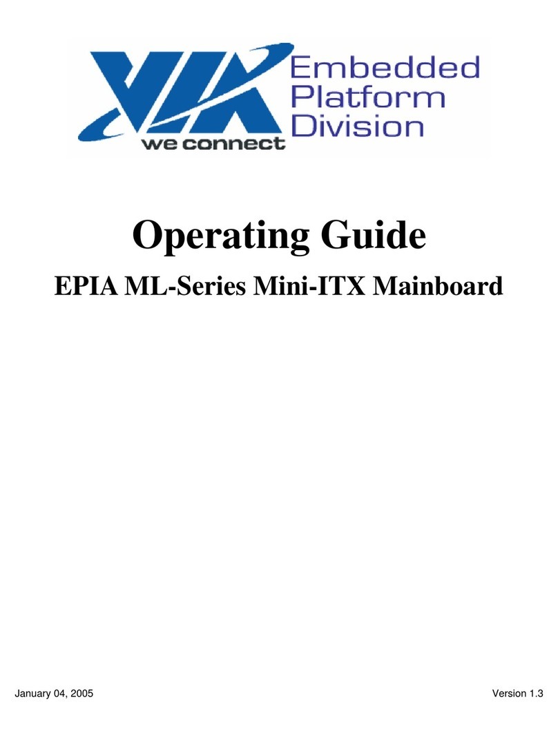VIA Technologies EPIAML8000A -  C3 DDR266 6CH Dolby 5.1 User manual