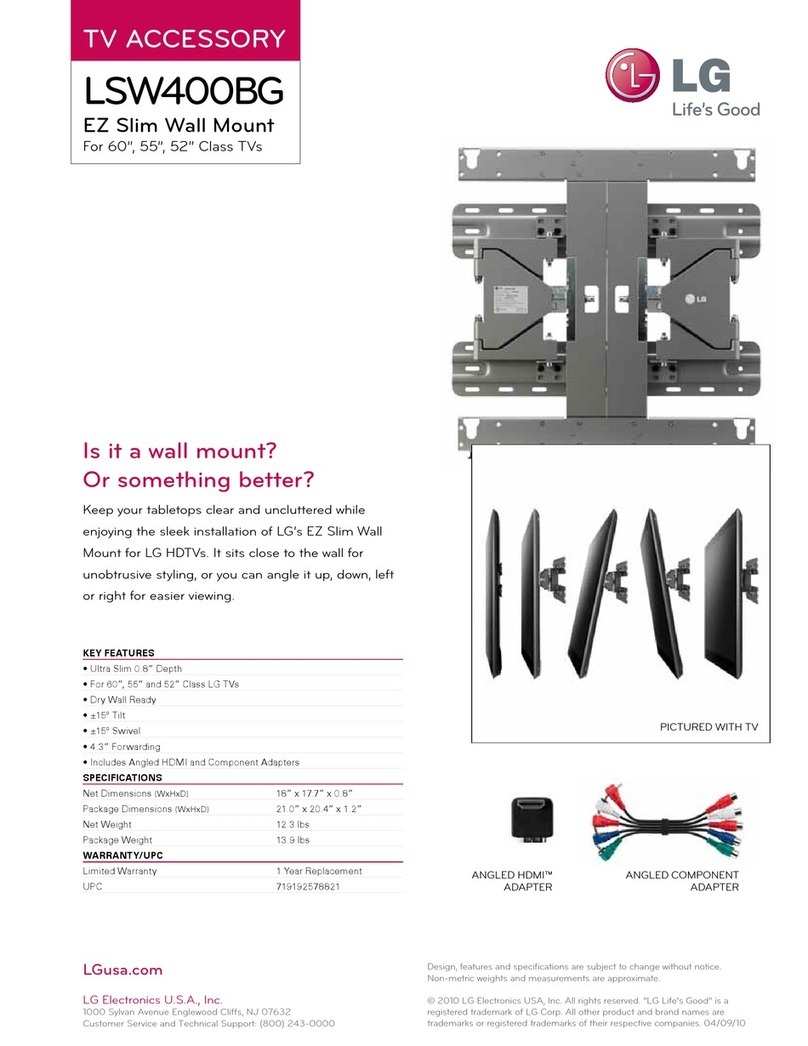 LG LSW400BG User manual