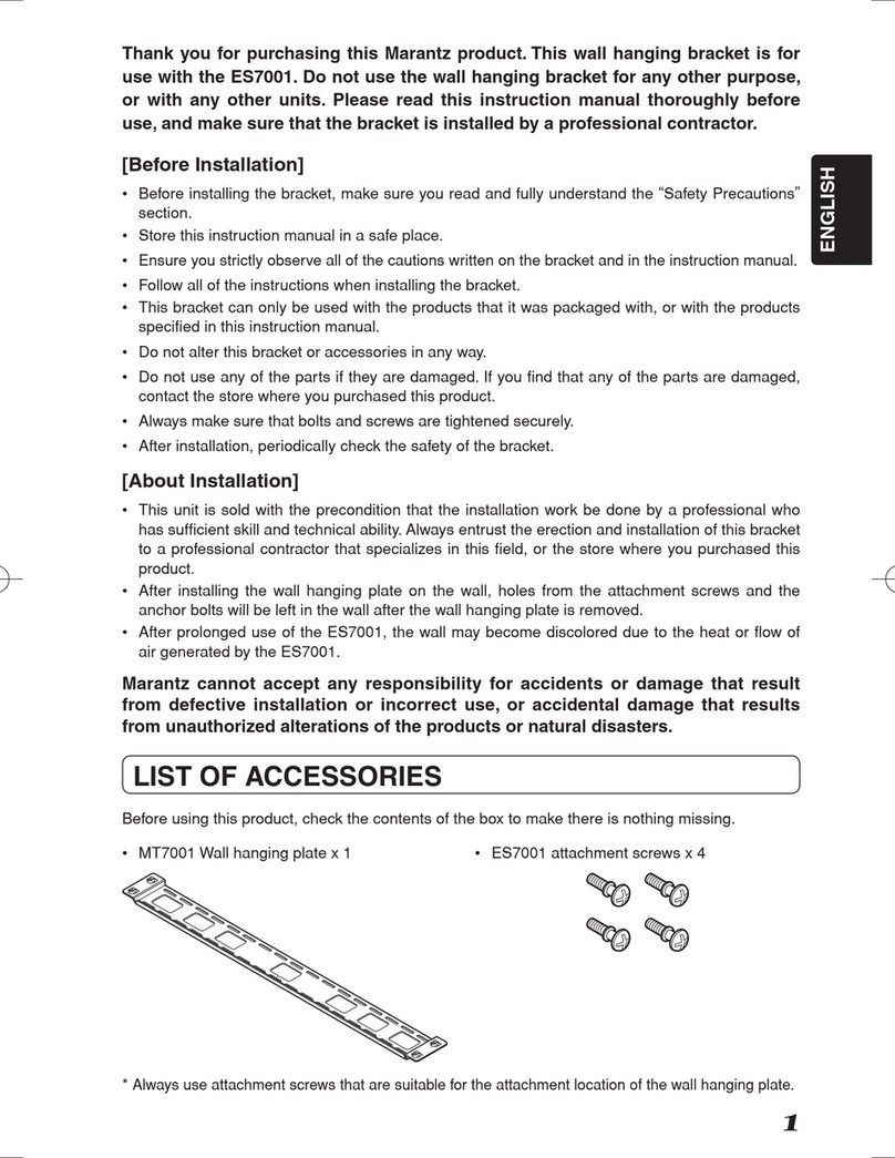 Marantz MT7001 user guide