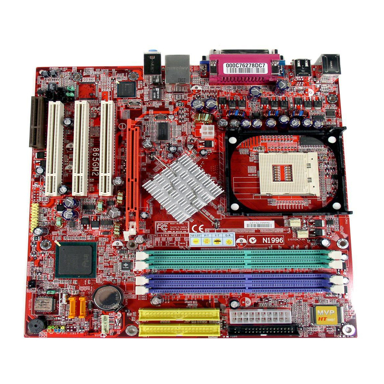 MSI 865GM2-LS - Motherboard - Micro ATX User manual