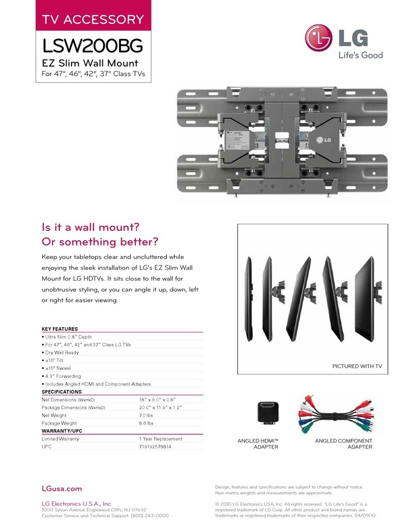 LG LSW200BG User manual
