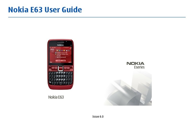 Nokia 002J3H5 - E63 Smartphone 110 MB User manual
