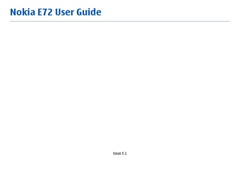 Nokia 002M1S1 - E72 Smartphone 250 MB User manual