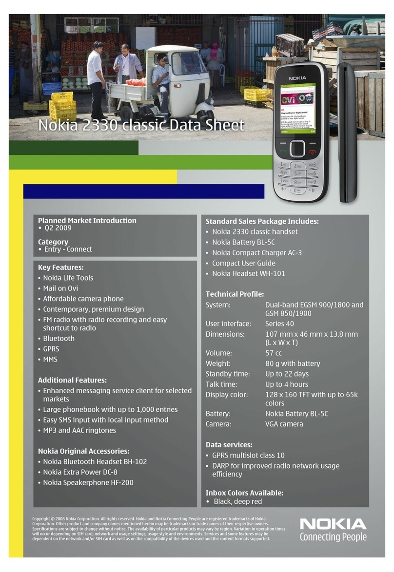 Nokia 2330 Classic User manual