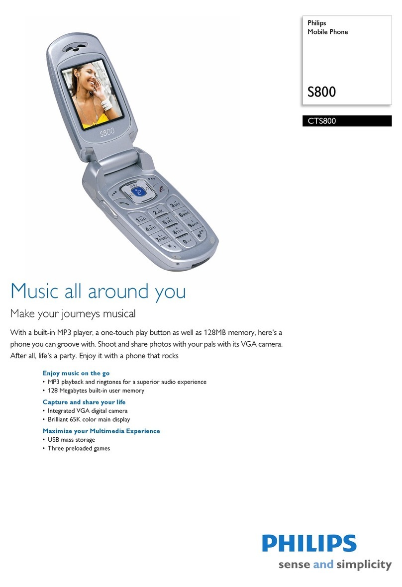 Philips S800 User manual
