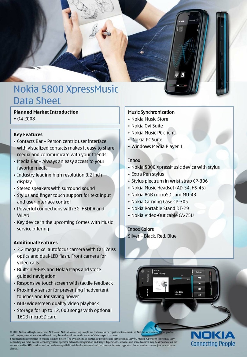 Nokia 002J900 datasheet