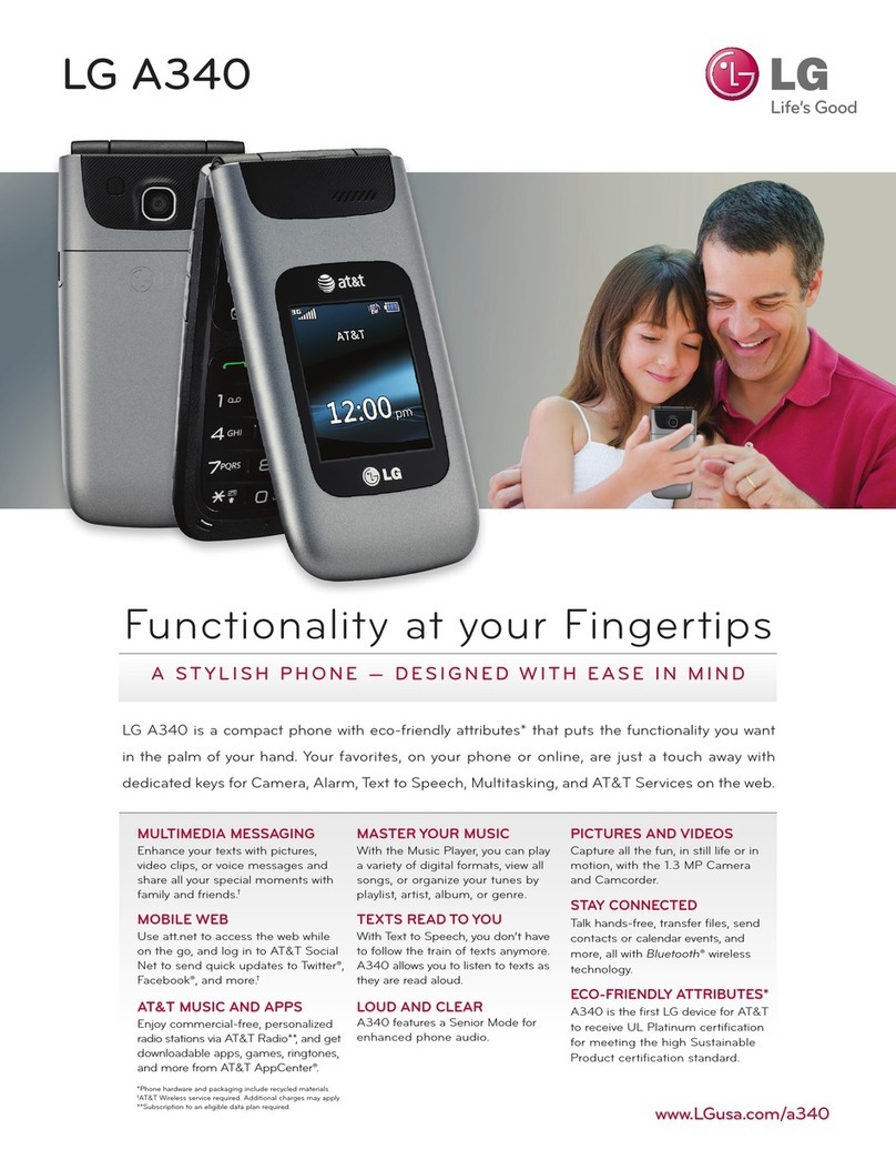 LG A340 User manual