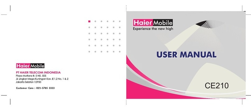 Haier CE210 user manual