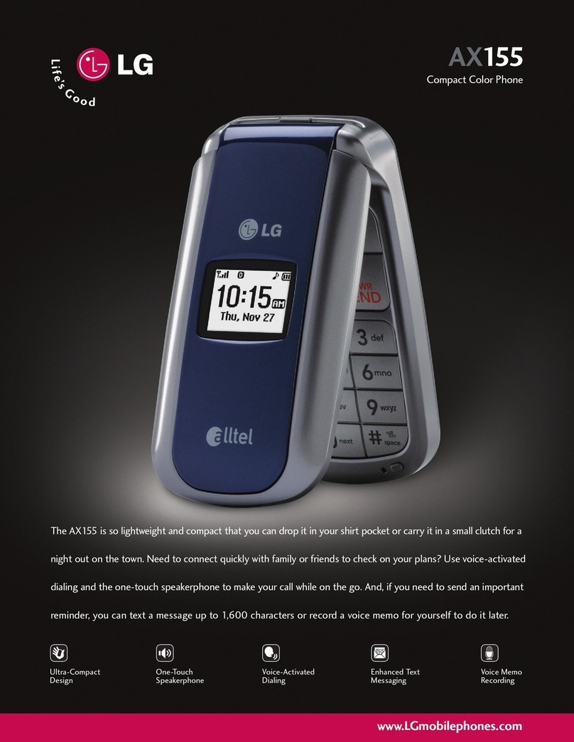 LG AX155 User manual