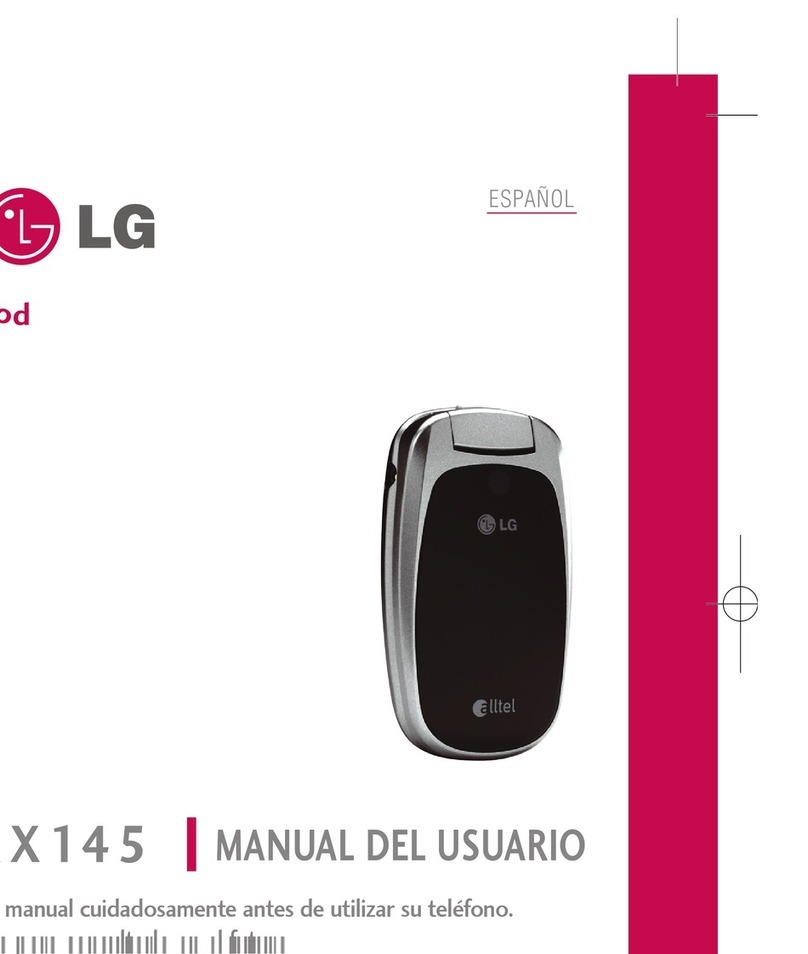 LG AX 145 -  Cell Phone User guide
