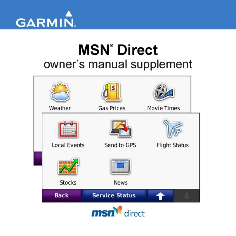 Garmin Nuvi 780 - Automotive GPS Receiver Configuration guide
