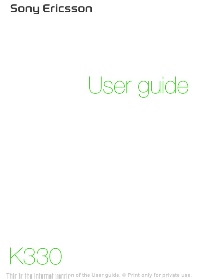 Sony Ericsson K330 User manual Sony Ericsson K330 User manual