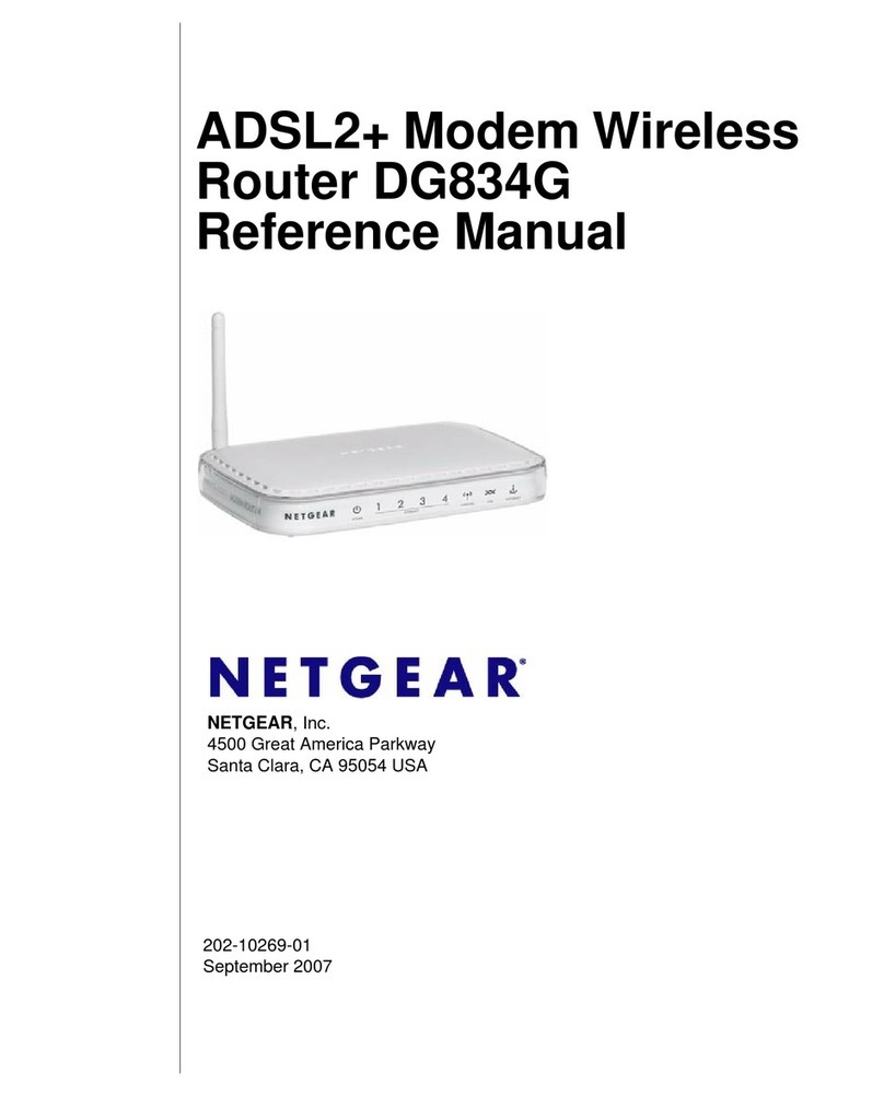 NETGEAR DG834Gv4 - 54 Mbps Wireless ADSL Firewall... User manual