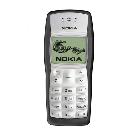 Nokia 1100 - Cell Phone - GSM user guide