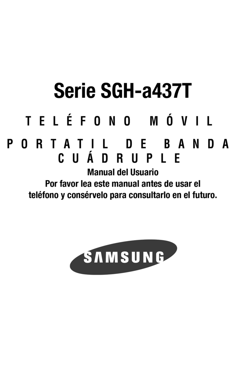 Samsung A437 - SGH Cell Phone Manual Del Usuario