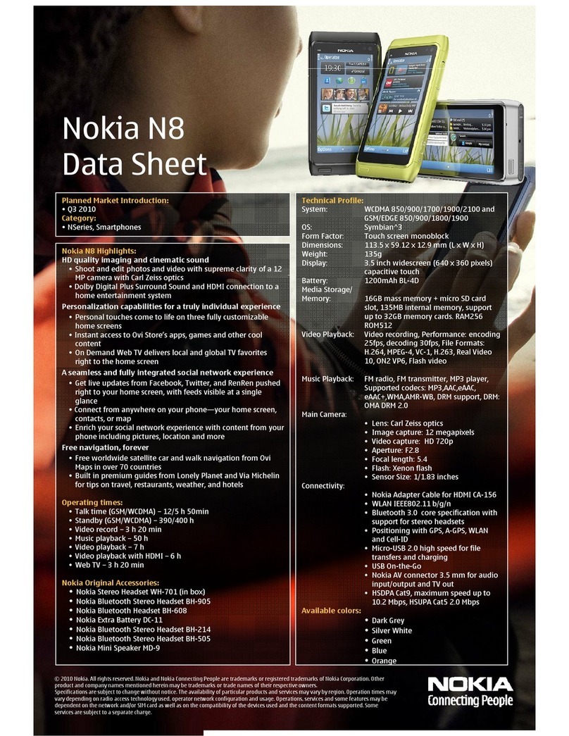 Nokia 002S526 User manual