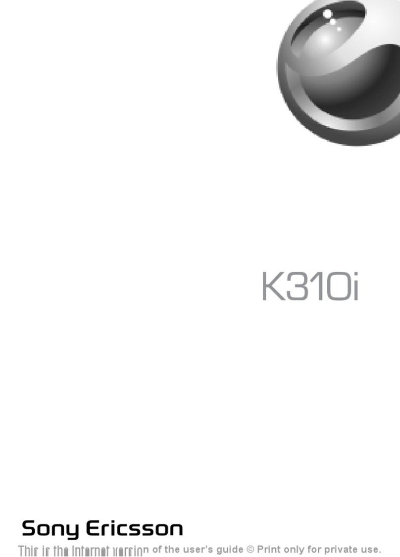 Sony Ericsson K310 User manual