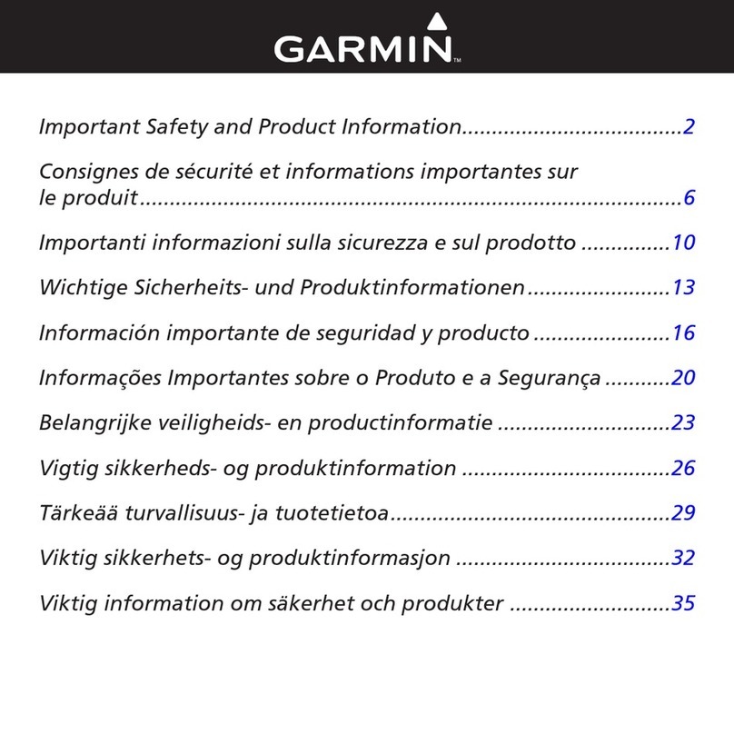 Garmin nuvi 5000 User manual