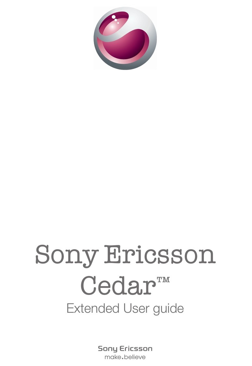 Sony Ericsson Cedar Extended user guide