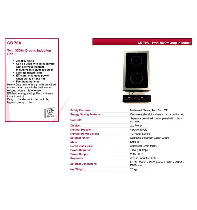 VALERA CB 70A User manual