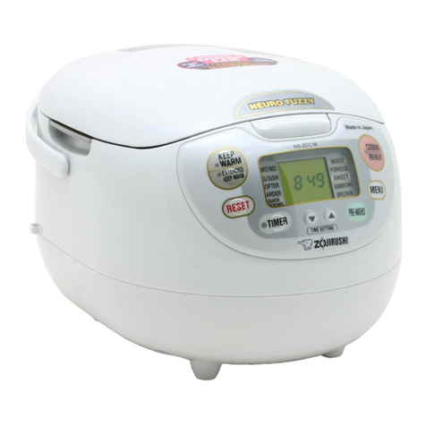 Zojirushi Neuro Fuzzy NS-ZCC10 User manual Zojirushi Neuro Fuzzy NS-ZCC10 User manual