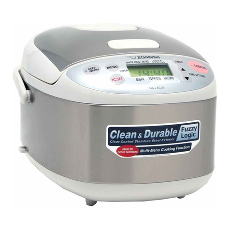 Zojirushi Neuro fuzzy NS-LAC05 User manual Zojirushi Neuro fuzzy NS-LAC05 User manual