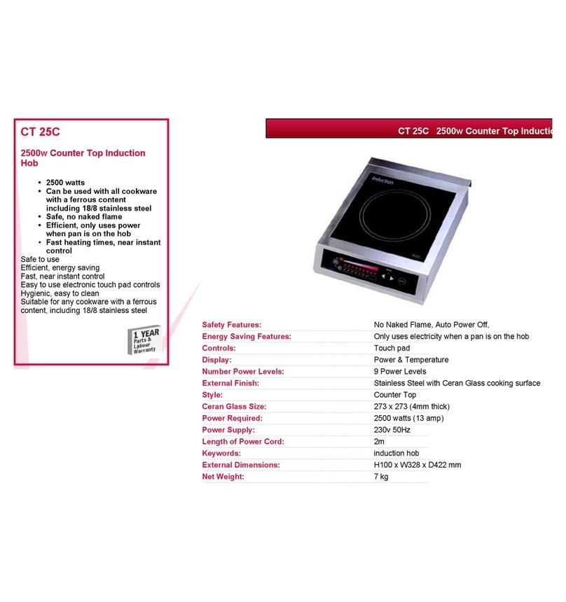 VALERA CT 25C User manual