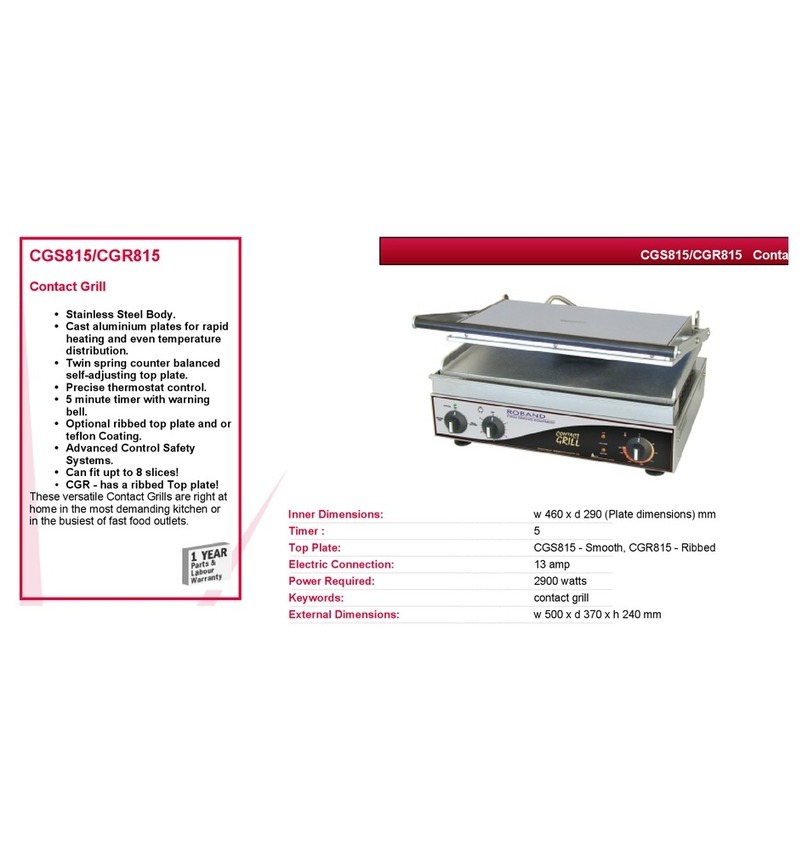 ROBAND CGR815 User manual